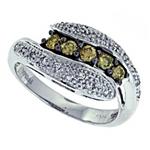 Prima Diamond & Brown Diamond Ring