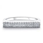 Prima Diamond 3 Row Stack Ring