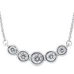 Prima Diamond 5 Stone Necklace