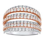 Prima Diamond 7 Row Ring