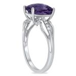 Diamond & Amethyst Ring