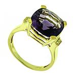 Prima Diamond And Amethyst Ring