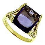 Prima Diamond And Amethyst Ring