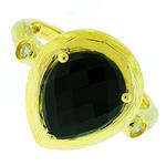 Prima Diamond And Black Onyx Ring