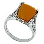 Prima Diamond And Citrine Ring