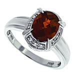 Prima Diamond And Garnet Ring