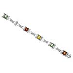 Prima Diamond And Multi Sapphire Bracelet