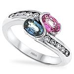 Prima Diamond And Multi Sapphire Ring