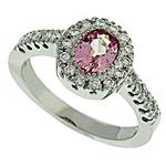 Prima Diamond And Pink Sapphire Ring