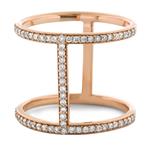 Prima Diamond Bar Wide Ring