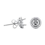 Prima Diamond Basket Earrings (0.50ct Center)