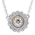 Prima Diamond Cluster Necklace