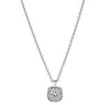 Prima Diamond Cluster Pendant With Chain