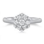 Prima Diamond Cluster Ring