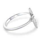 Diamond Cross Ring