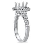 Diamond Cushion Halo Eng Ring