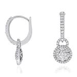 Prima Diamond Dangle Earrings