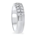 Diamond Double Row Ring