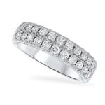 Prima Diamond Double Row Ring