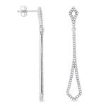 Prima Diamond Drop Earrings