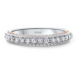 Prima Diamond Engagement Band With Rope Desing