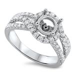 Diamond Engagement Matching Band