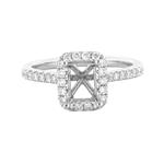 Prima Diamond Engagement Ring (4.8x6.5 Center)