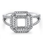 Prima Diamond Engagement Ring (5.5MM Princess Cut)