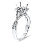 Diamond Engagement Ring (5.5mm V Tip P/C Head)