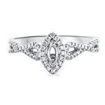 Prima Diamond Engagement Ring (6x3 Marquise Center)