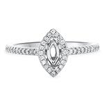 Prima Diamond Engagement Ring (6x3 Marquise Center)