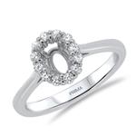 Prima Diamond Engagement Ring (6x4 Pear Shape Center)