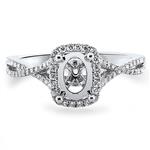 Prima Diamond Engagement Ring (7x5mm Center)