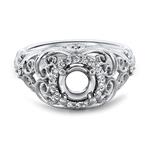 Prima Diamond Engagement Ring Antique Style