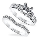 Prima Diamond Engagement Ring Set