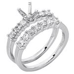 Prima Diamond Engagement Ring Set