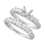 Prima Diamond Engagement Ring Set