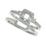 Prima Diamond Engagement Ring Set