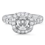 Prima Diamond Halo Eng Ring