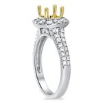 Diamond Halo TT Eng Ring