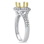 Diamond Halo TT P/C Eng Ring