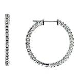 Prima Diamond Hoop Earrings