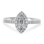 Prima Diamond Marquise Engagement Ring