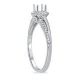 Diamond Mini Fower Engagement Ring