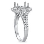 Diamond Oval Halo Eng Ring