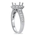 Diamond Oval Halo Eng Ring