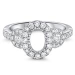 Prima Diamond Oval Halo Eng Ring