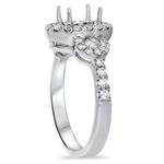 Diamond Oval Halo Eng Ring