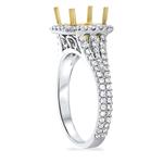 Diamond P/C Halo Eng Ring