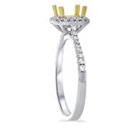 Diamond P/C Halo Eng Ring